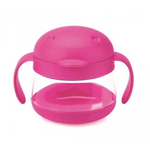 Ubbi Set cani pentru gustare roz si verde