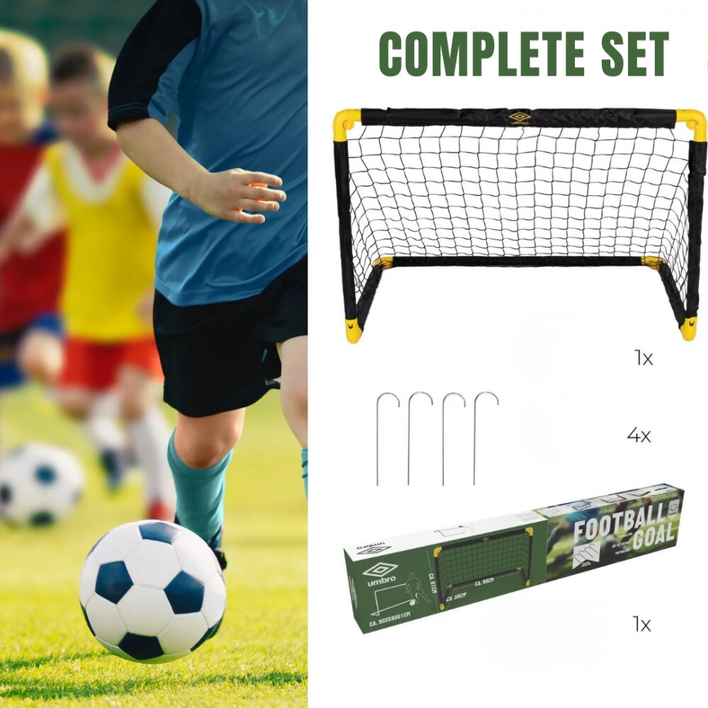 Umbro Poarta de fotbal pliabila 90x59x61 cm