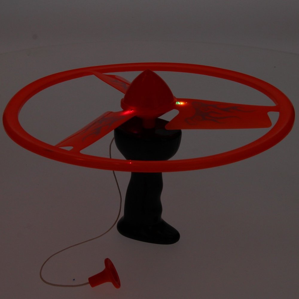 UP Int'l Disc zburator luminos cu dispozitiv de lansare portocaliu 25 cm