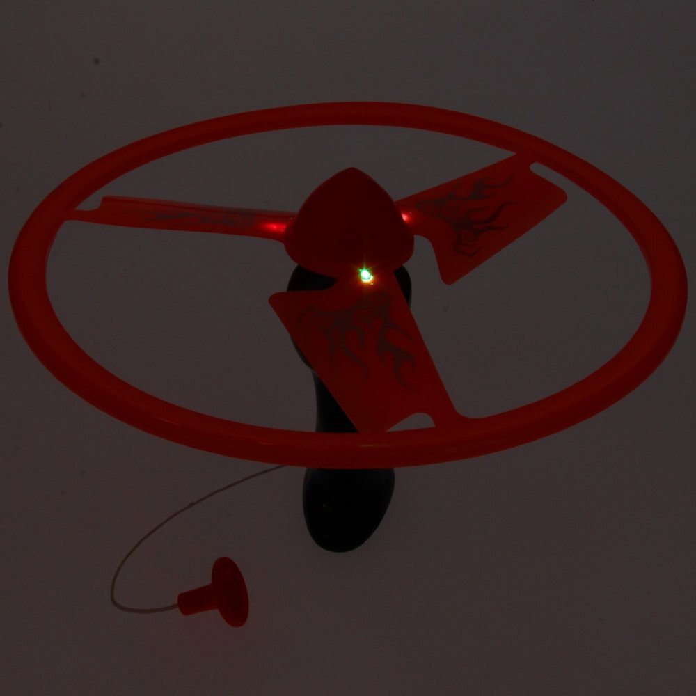 UP Int'l Disc zburator luminos cu dispozitiv de lansare portocaliu 25 cm