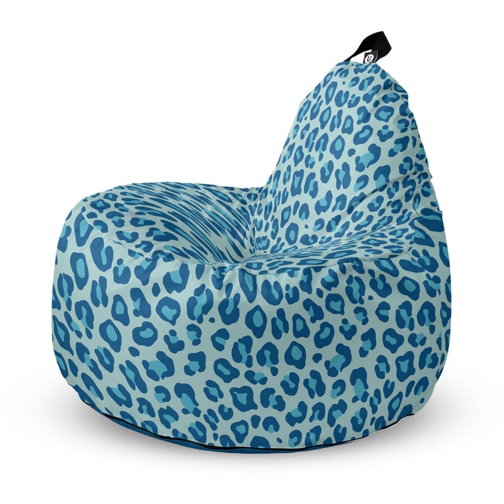 Updeco Fotoliu Puf Bean Bag tip Big Chill leopard blue