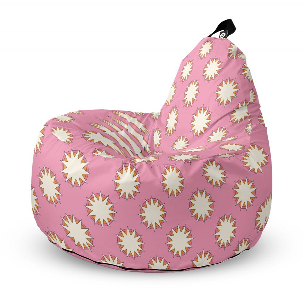 Updeco Fotoliu Puf Bean Bag tip Big Chill pink sky