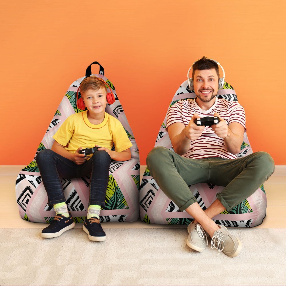 Updeco Fotoliu Puf Bean Bag tip Chill XL Caribbean Grapefruit