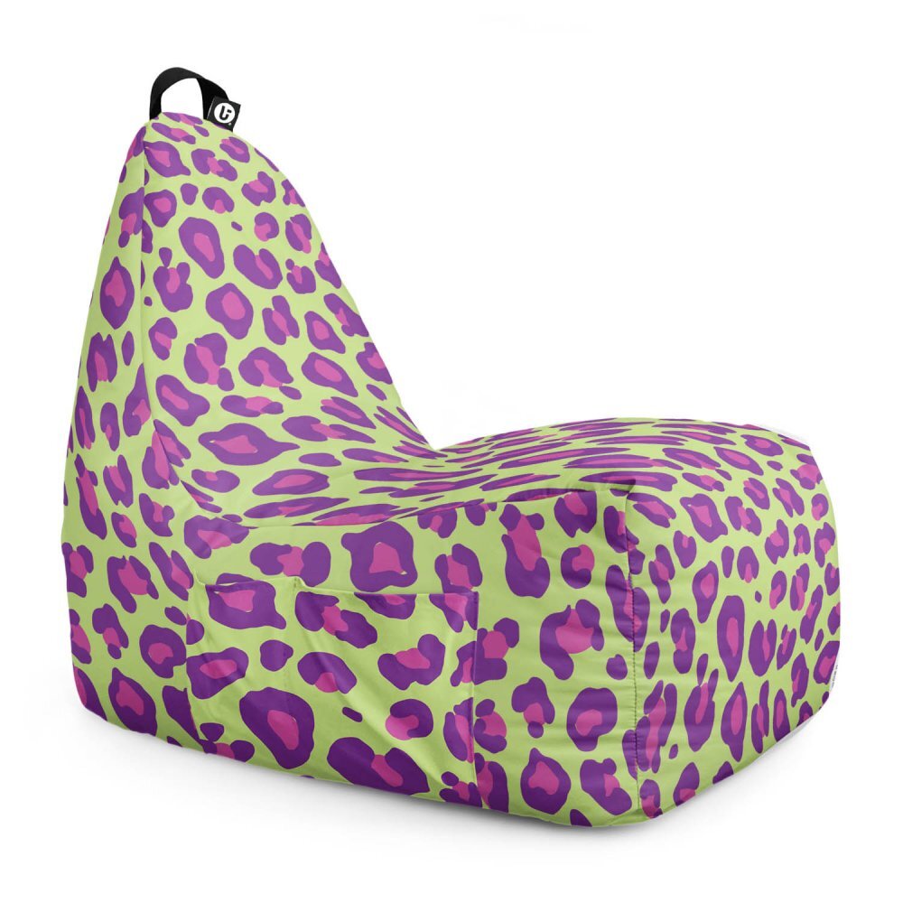 Updeco Fotoliu puf Bean Bag tip chill XL leopard madness