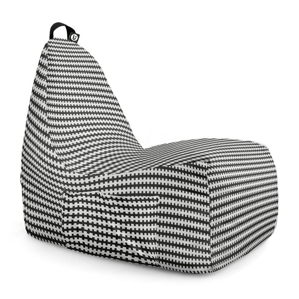 Updeco Fotoliu Puf Bean Bag tip Chill XL Scandinavian Black