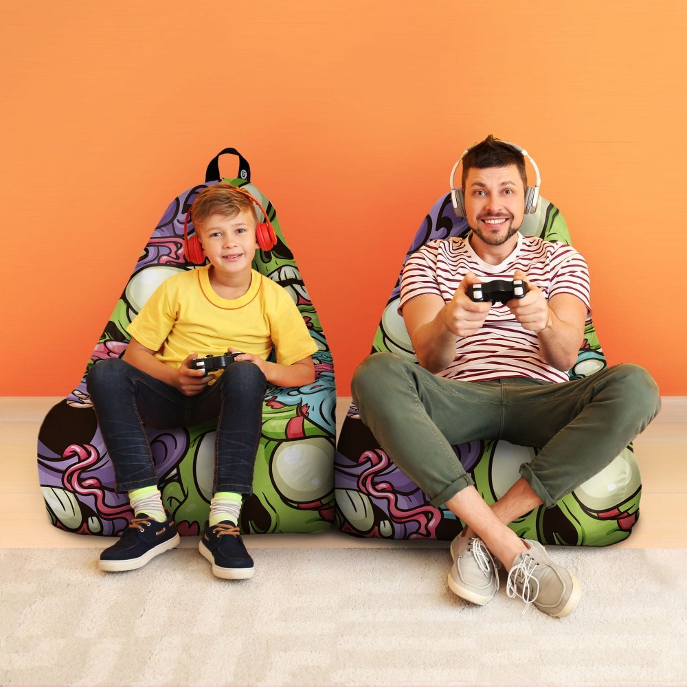 Updeco Fotoliu Puf Bean Bag tip Chill XL Zombie