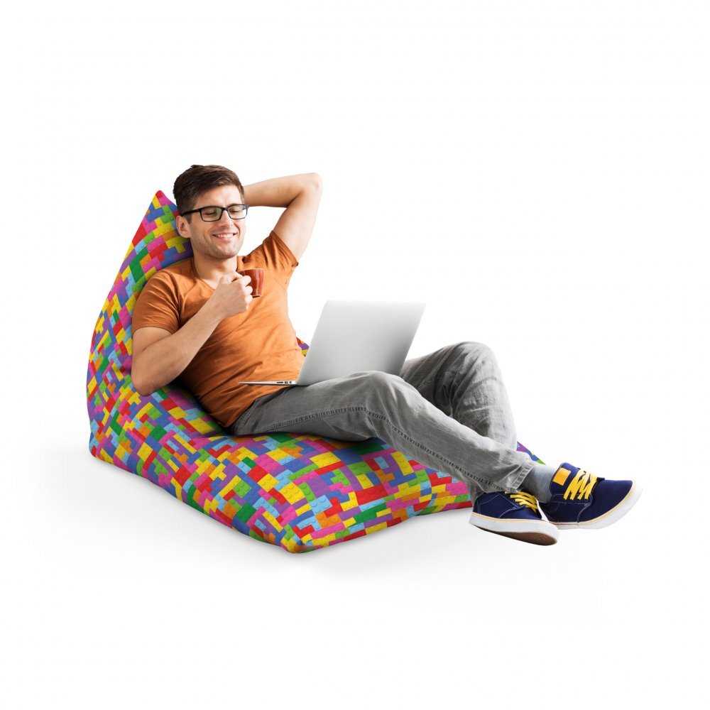 Updeco Fotoliu Puf Bean Bag tip Lounge Lego tetris