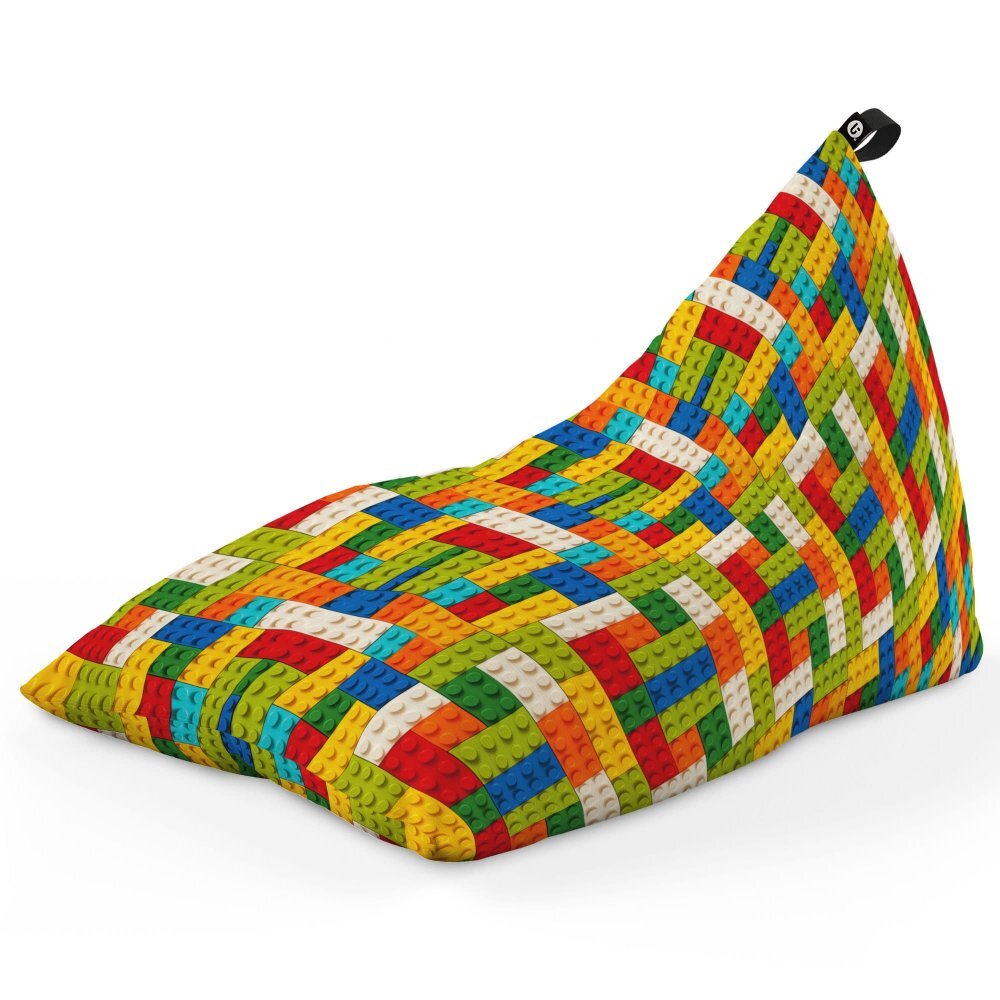 Updeco Fotoliu Puf Bean Bag tip Lounge Lego tetris verde
