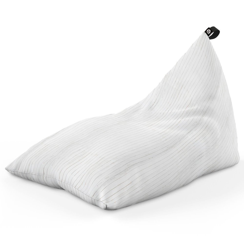 Updeco Fotoliu Puf Bean Bag tip Lounge lemn alb