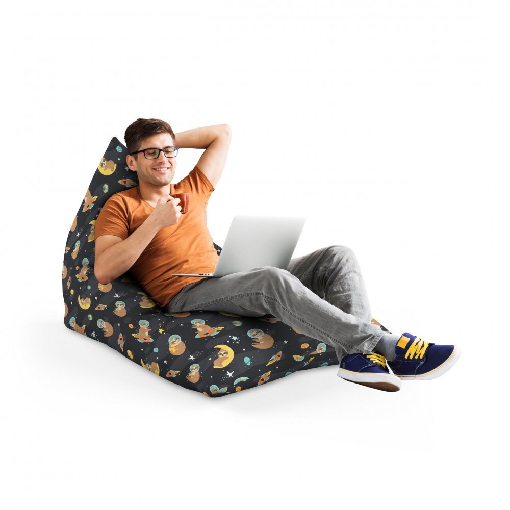 Updeco Fotoliu Puf Bean Bag tip Lounge Lenesi in spatiu