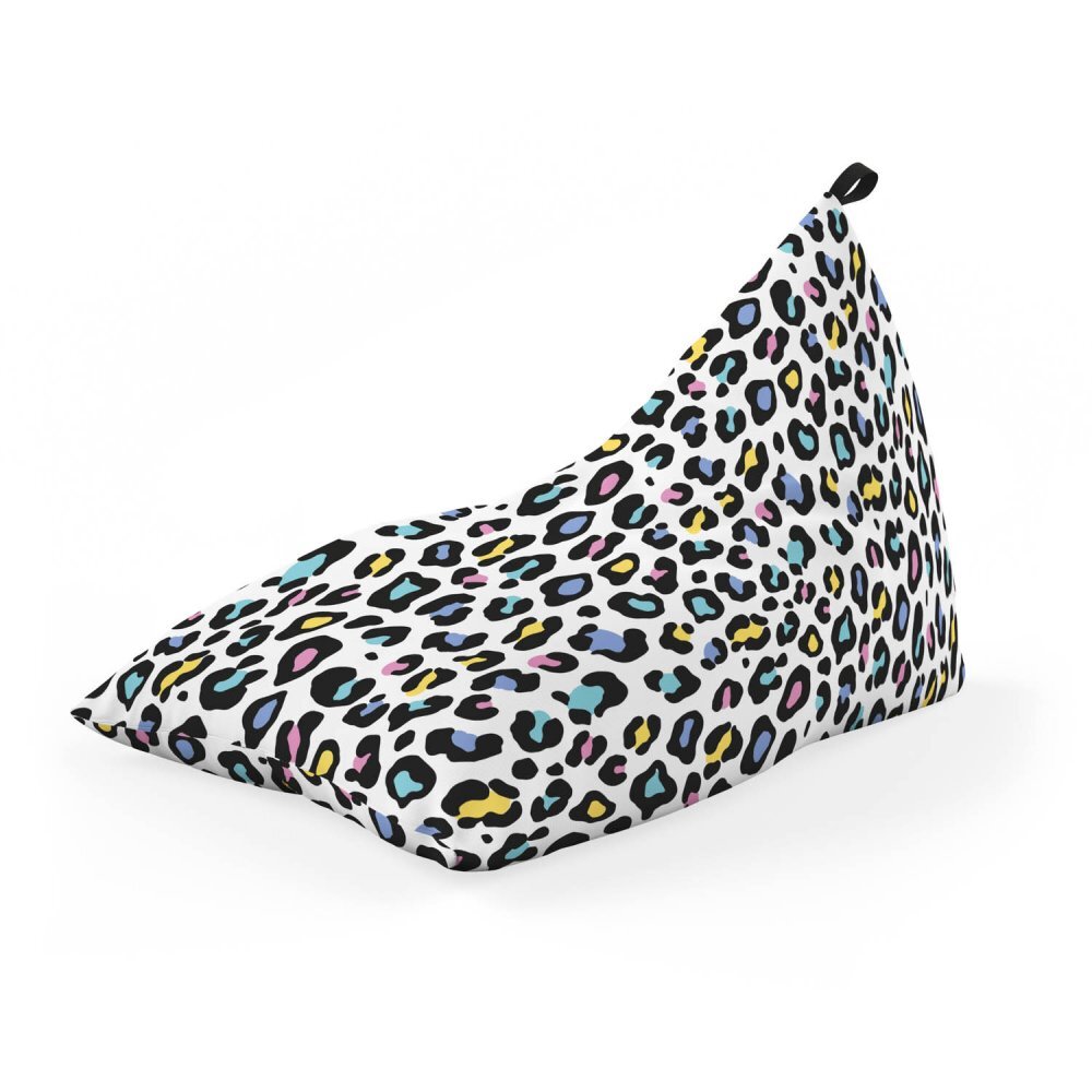 Updeco Fotoliu puf Bean Bag tip lounge leopard pastel