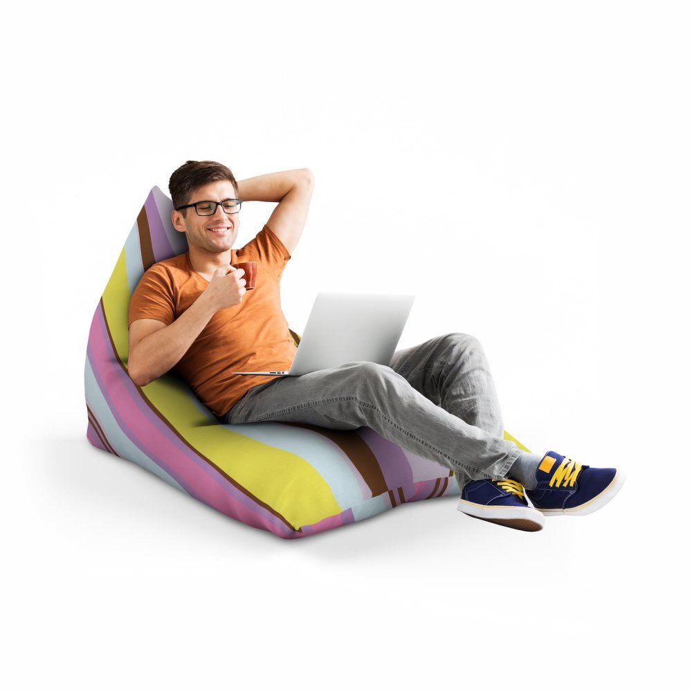 Updeco Fotoliu Puf Bean Bag tip Lounge Marinha Fruits