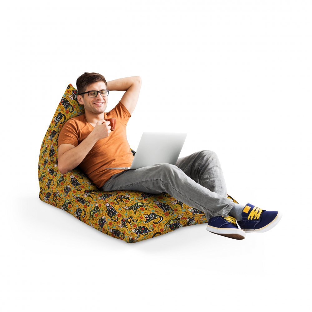 Updeco Fotoliu Puf Bean Bag tip Lounge Pisici sia de los muertos