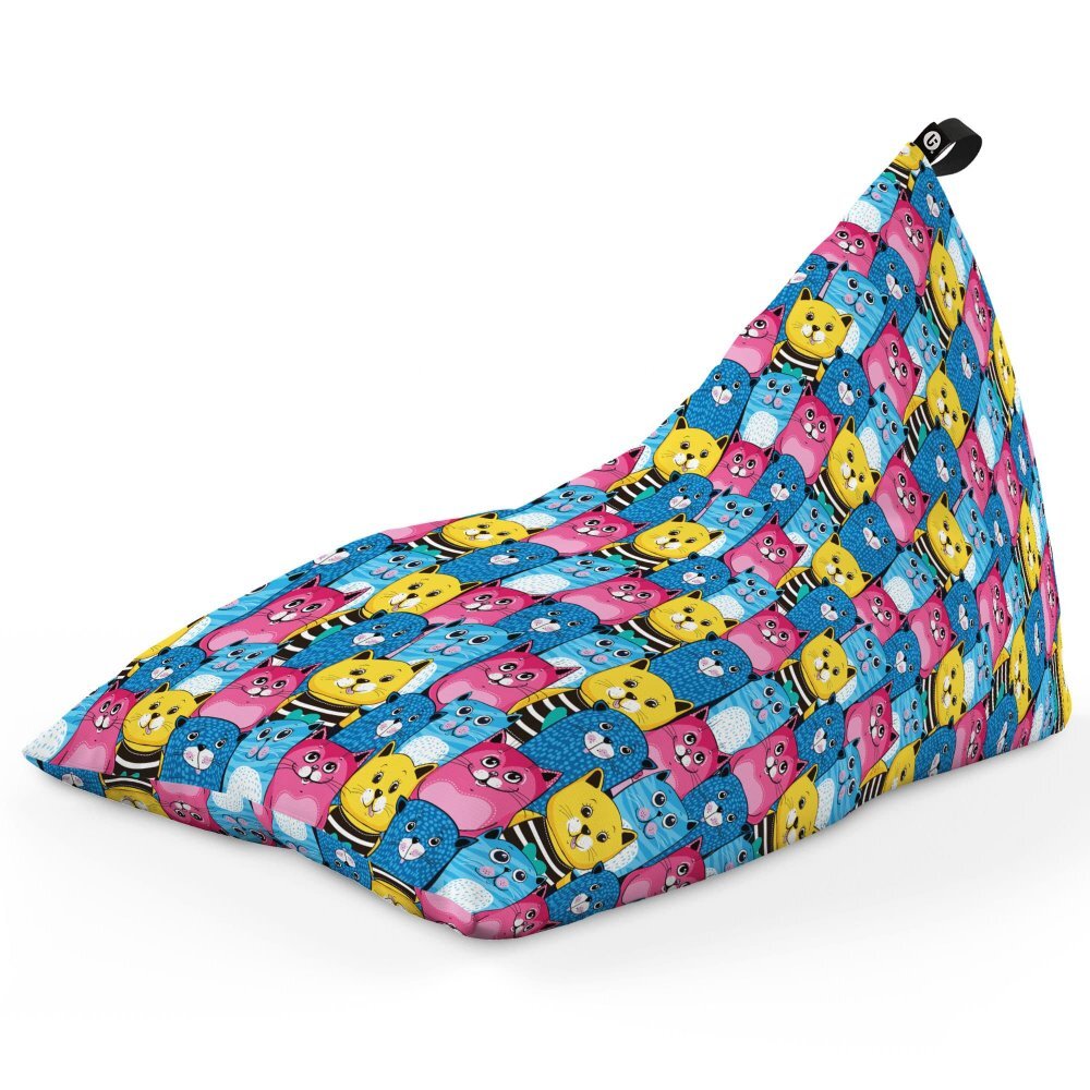 Updeco Fotoliu Puf Bean Bag tip Lounge Smiley cats