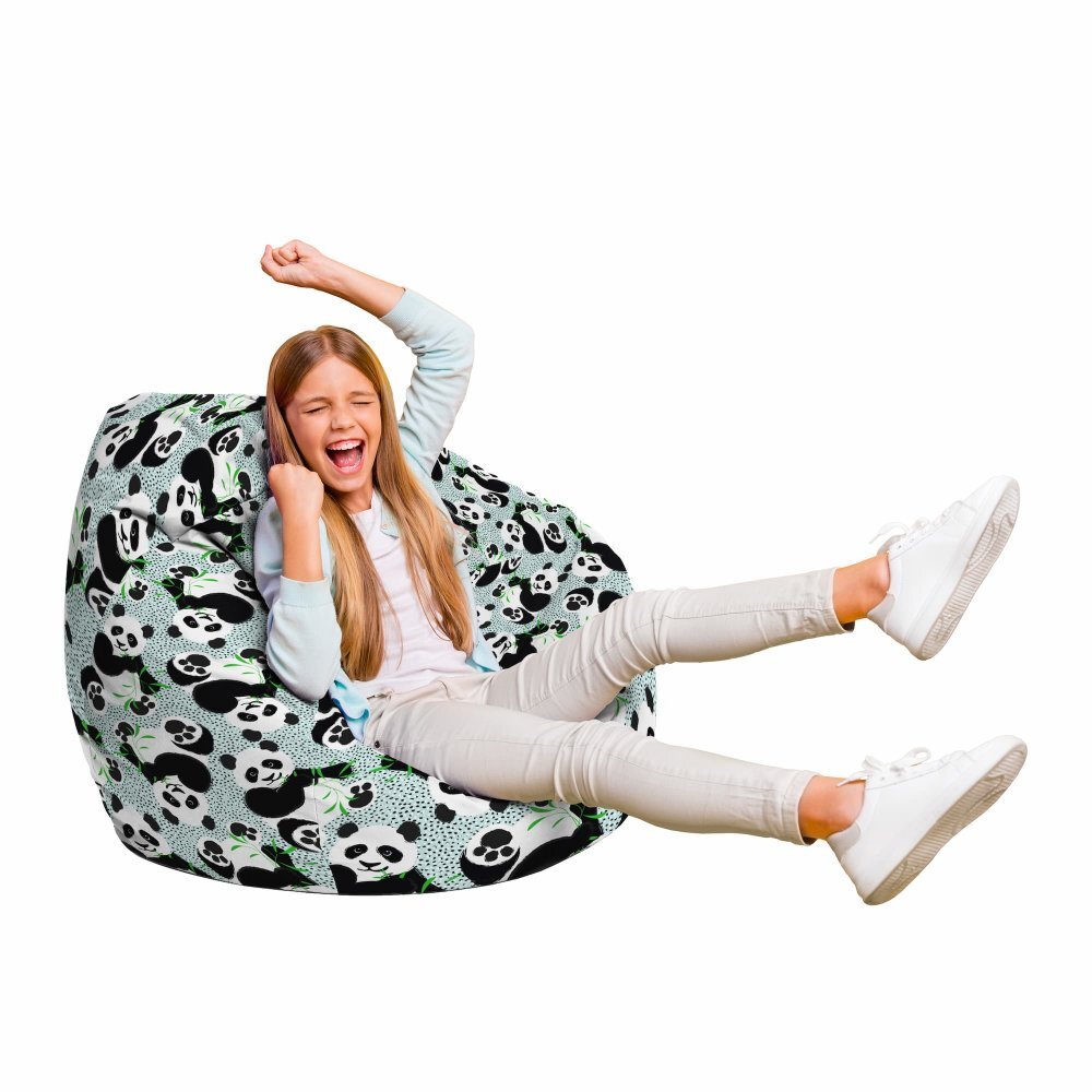 Updeco Fotoliu Puf Bean Bag tip Para L Bamboo Panda