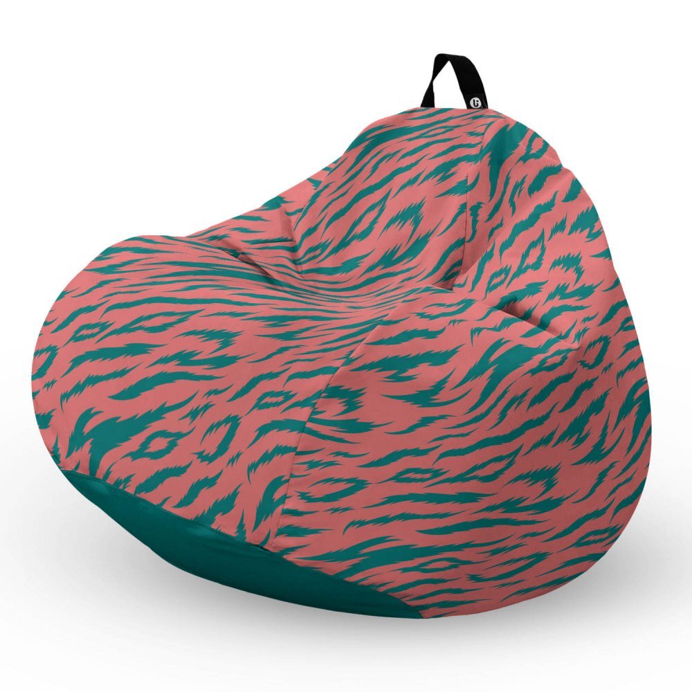 Updeco Fotoliu puf Bean Bag tip para L tigre pink