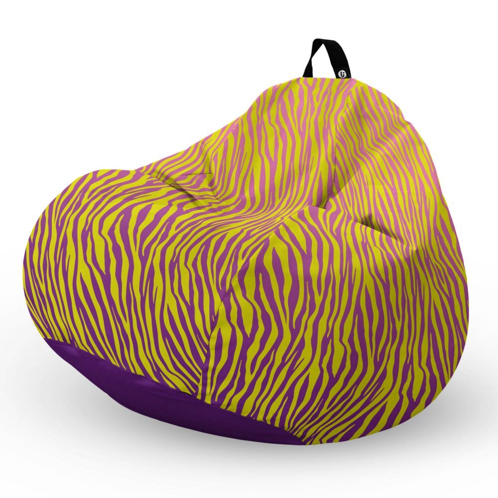 Updeco Fotoliu puf Bean Bag tip para L zebra gradient bright