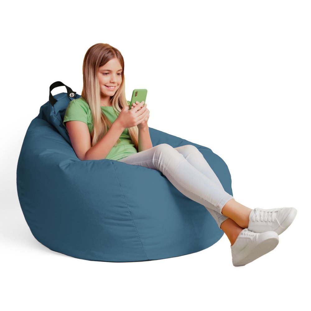 Updeco Fotoliu Puf Bean Bag tip Para XL Chroma Dark Blue