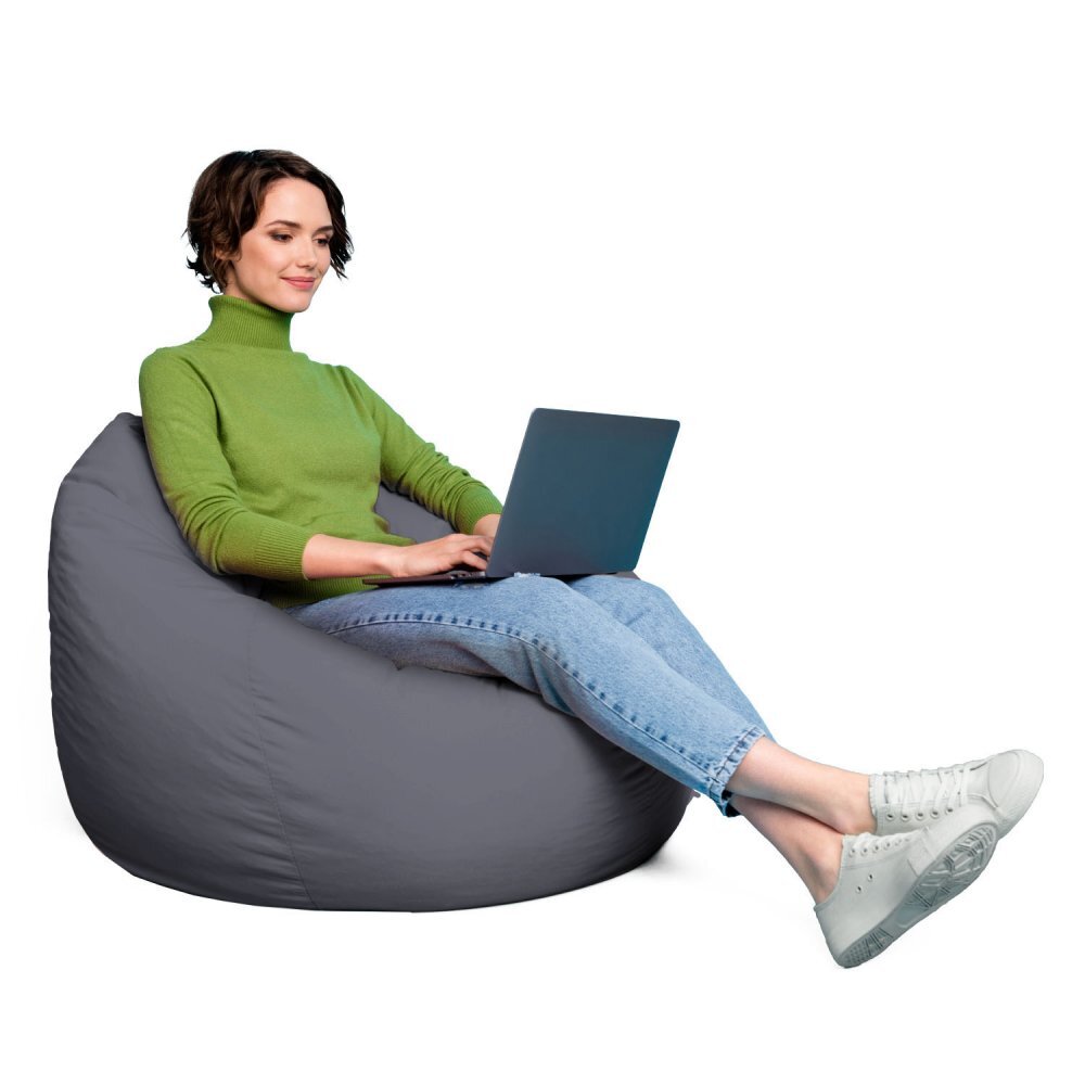 Updeco Fotoliu Puf Bean Bag tip Para XL Chroma Dark Grey