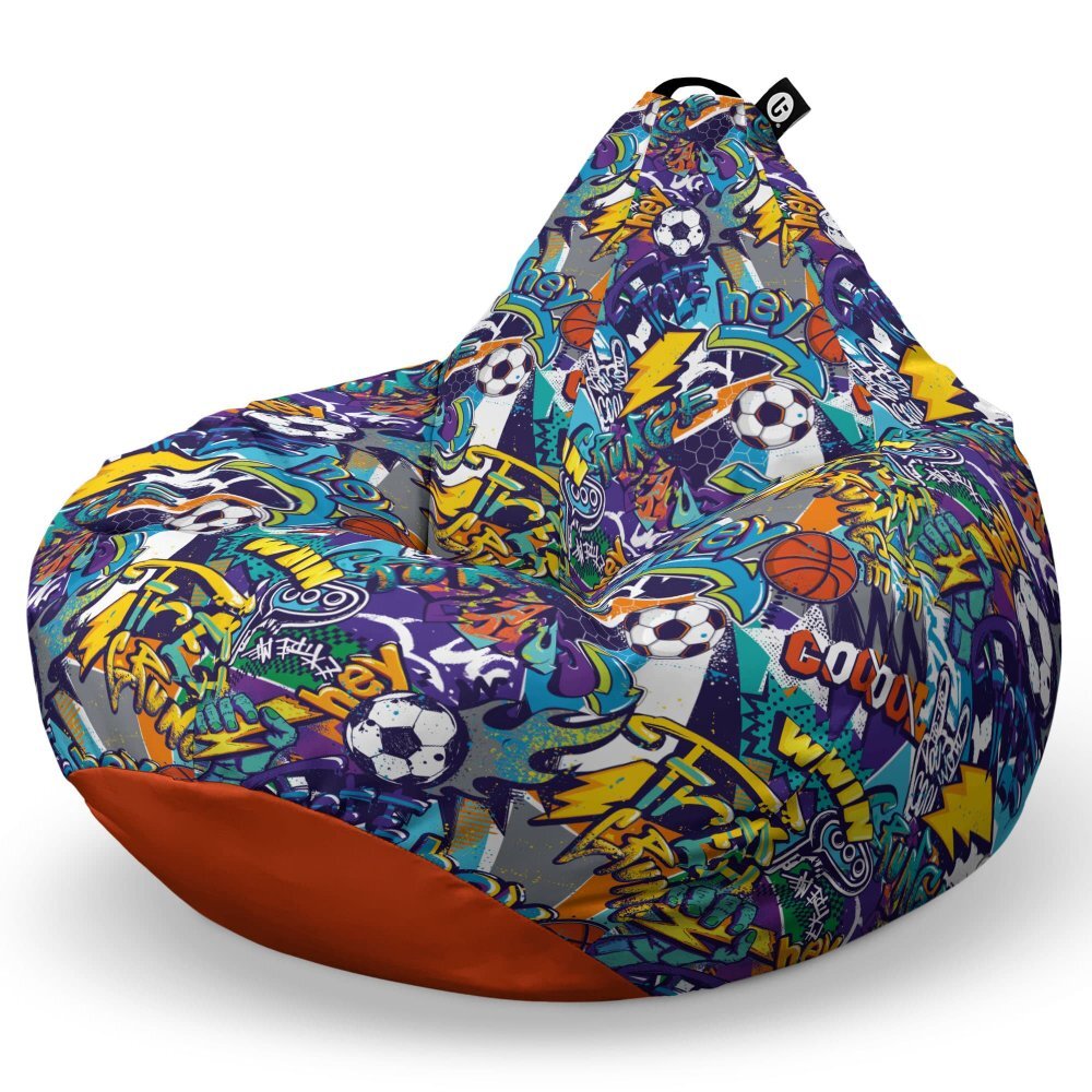 Updeco Fotoliu Puf Bean Bag tip Para XL Graffiti Sport