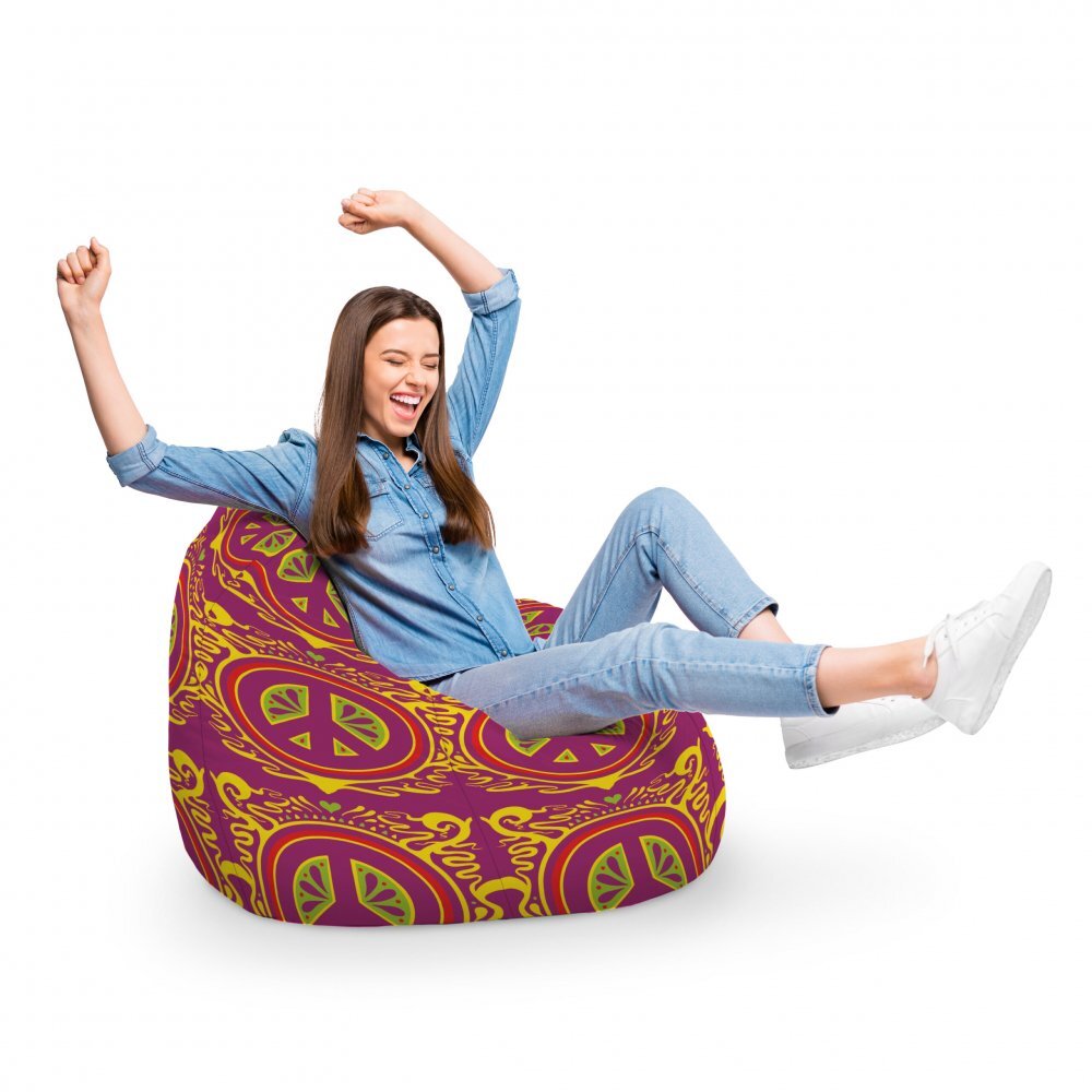 Updeco Fotoliu Puf Bean Bag tip Para XL Hippie Groove
