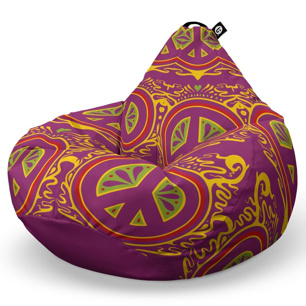 Updeco Fotoliu Puf Bean Bag tip Para XL Hippie Groove