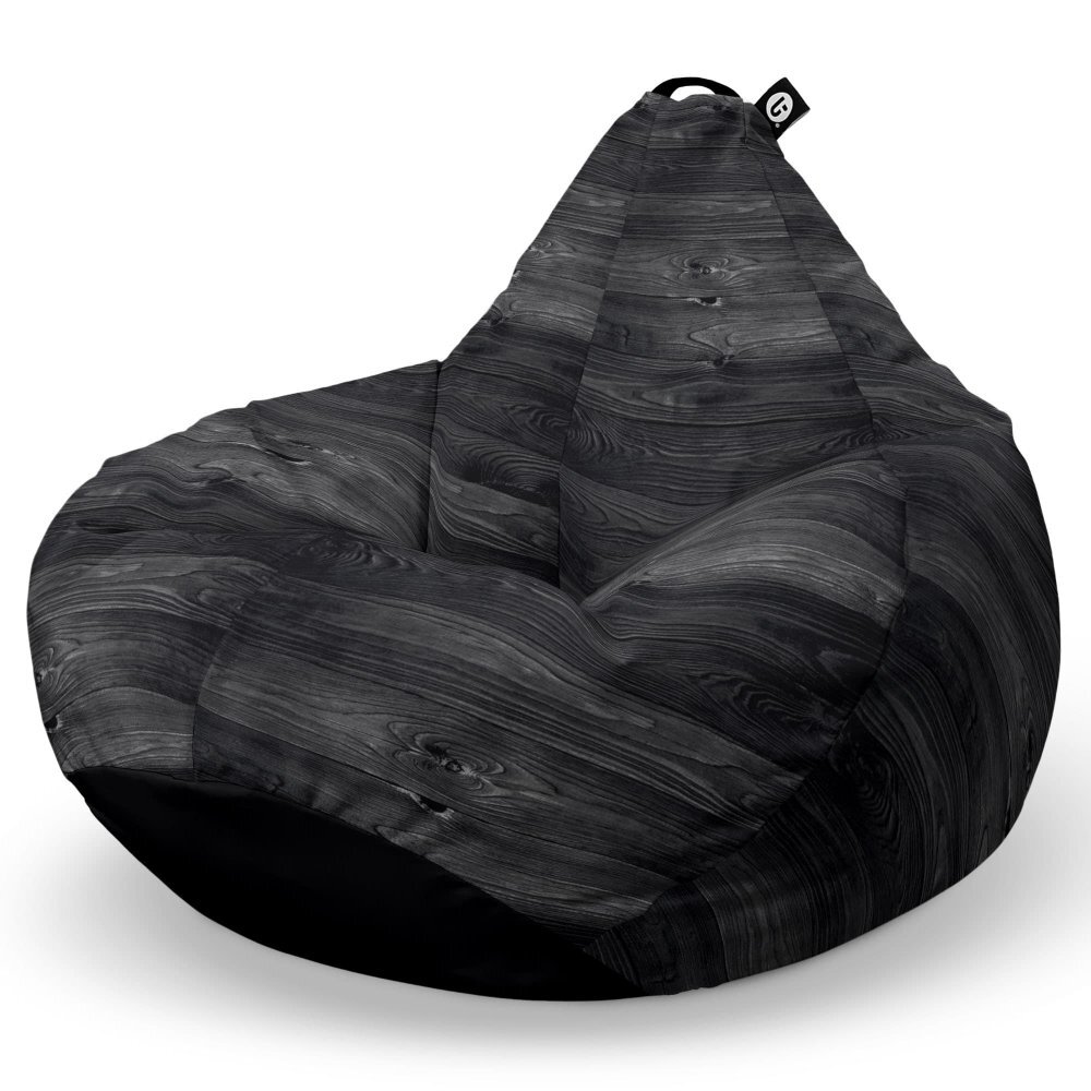 Updeco Fotoliu Puf Bean Bag tip Para XL Lemn Negru