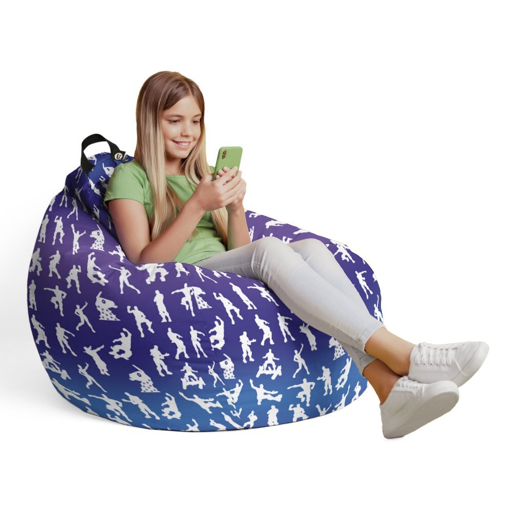 Updeco Husa fotoliu Puf Bean Bag tip Para L fara umplutura fortnite