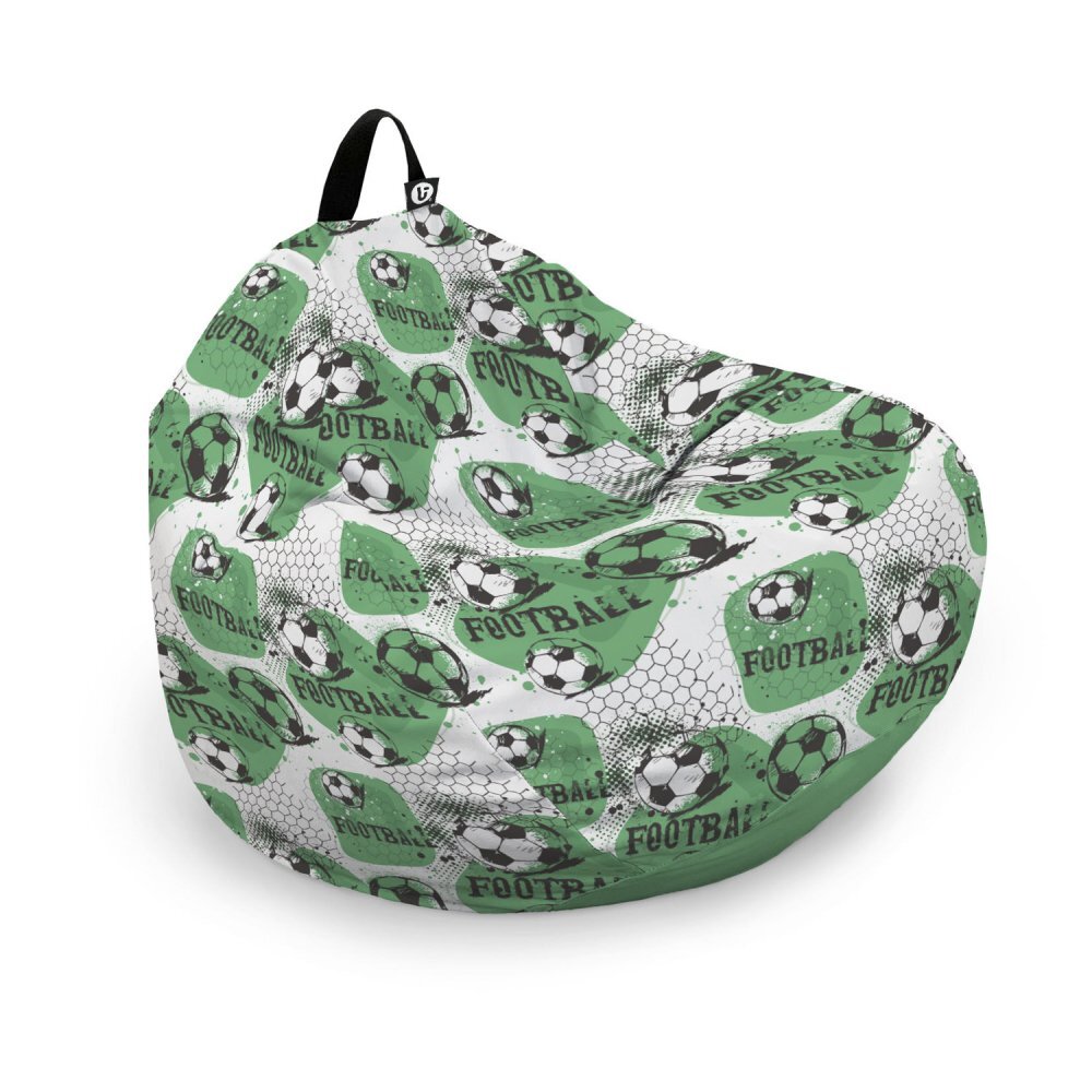 Updeco Husa fotoliu Puf Bean Bag tip Para L fara umplutura fotbal