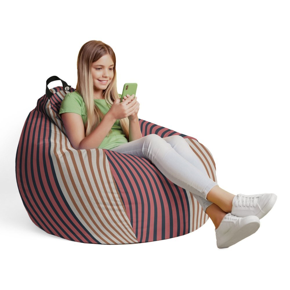 Updeco Husa fotoliu Puf Bean Bag tip Para L fara umplutura leme