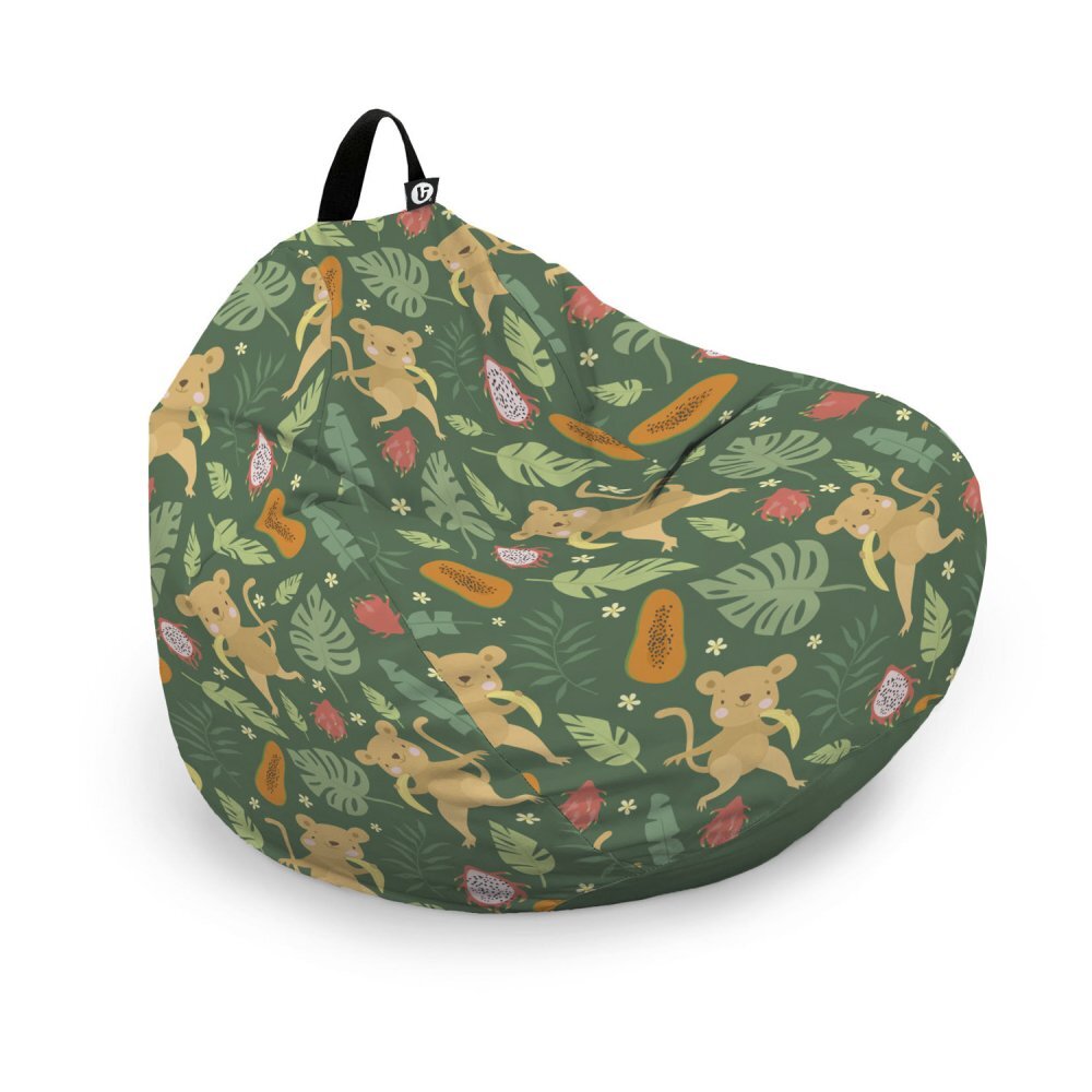 Updeco Husa fotoliu Puf Bean Bag tip Para L fara umplutura maimute