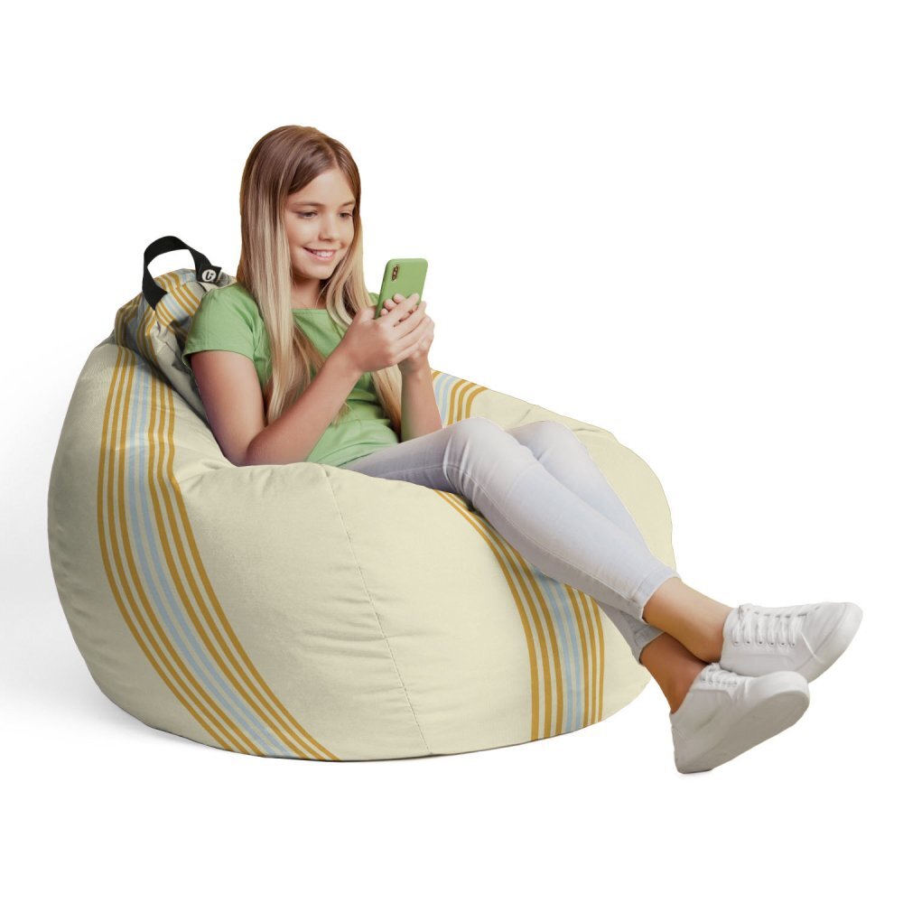 Updeco Husa fotoliu Puf Bean Bag tip Para L fara umplutura marasusa
