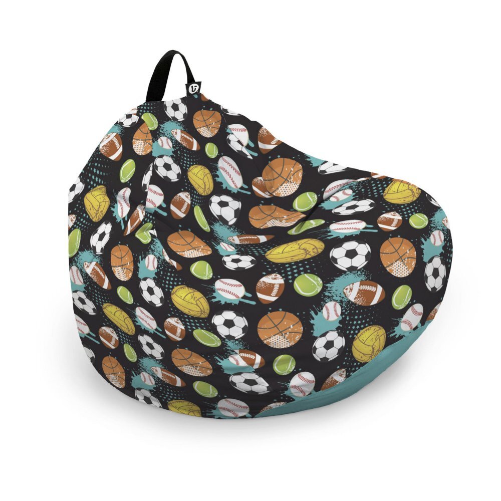 Updeco Husa fotoliu Puf Bean Bag tip Para L fara umplutura mingi