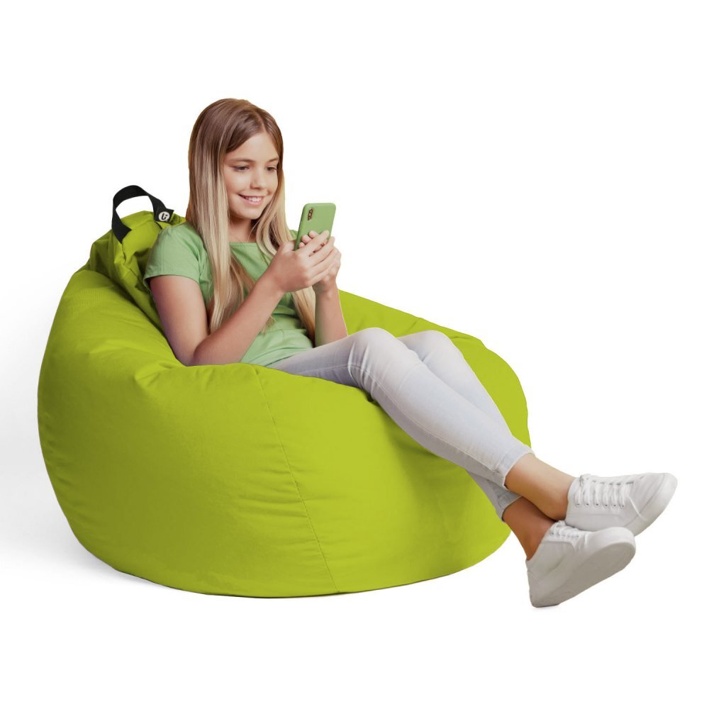 Updeco Husa fotoliu Puf Bean Bag tip Para XL Chroma fara umplutura green