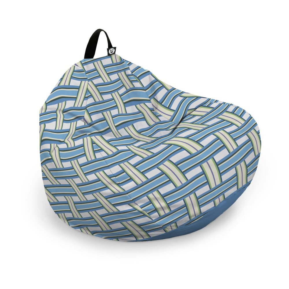 Updeco Husa fotoliu Puf Bean Bag tip Para XL fara umplutura blueberry and kiwi