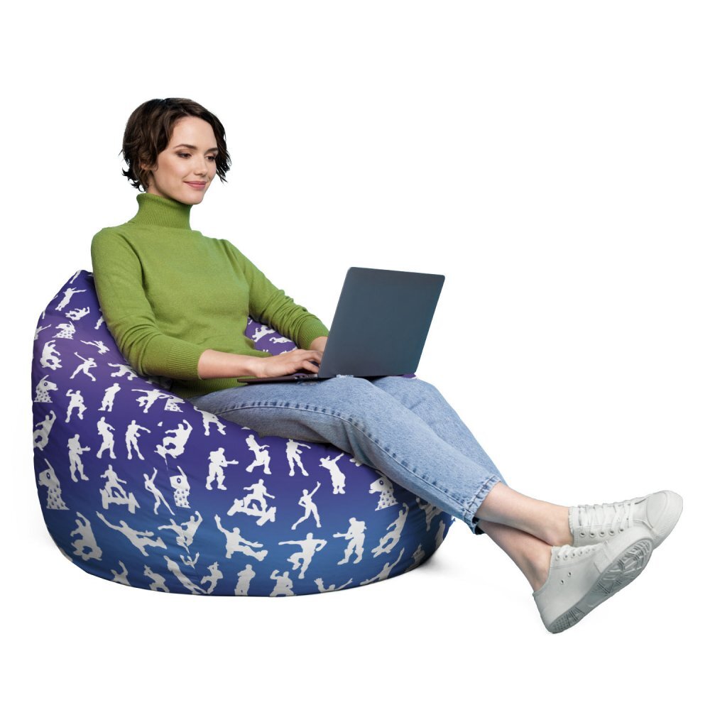 Updeco Husa fotoliu Puf Bean Bag tip Para XL fara umplutura fortnite