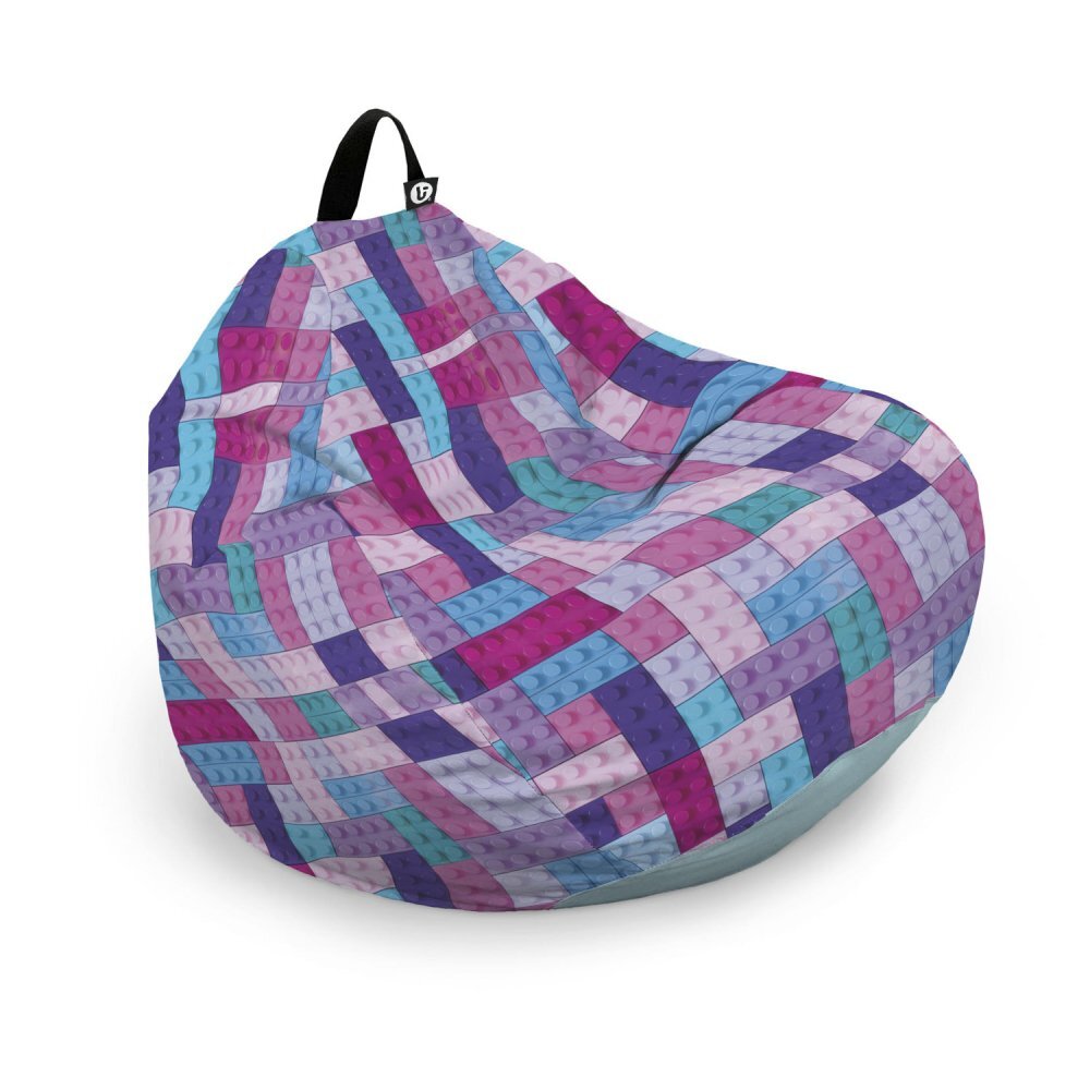 Updeco Husa fotoliu Puf Bean Bag tip Para XL fara umplutura Lego Tetris mov