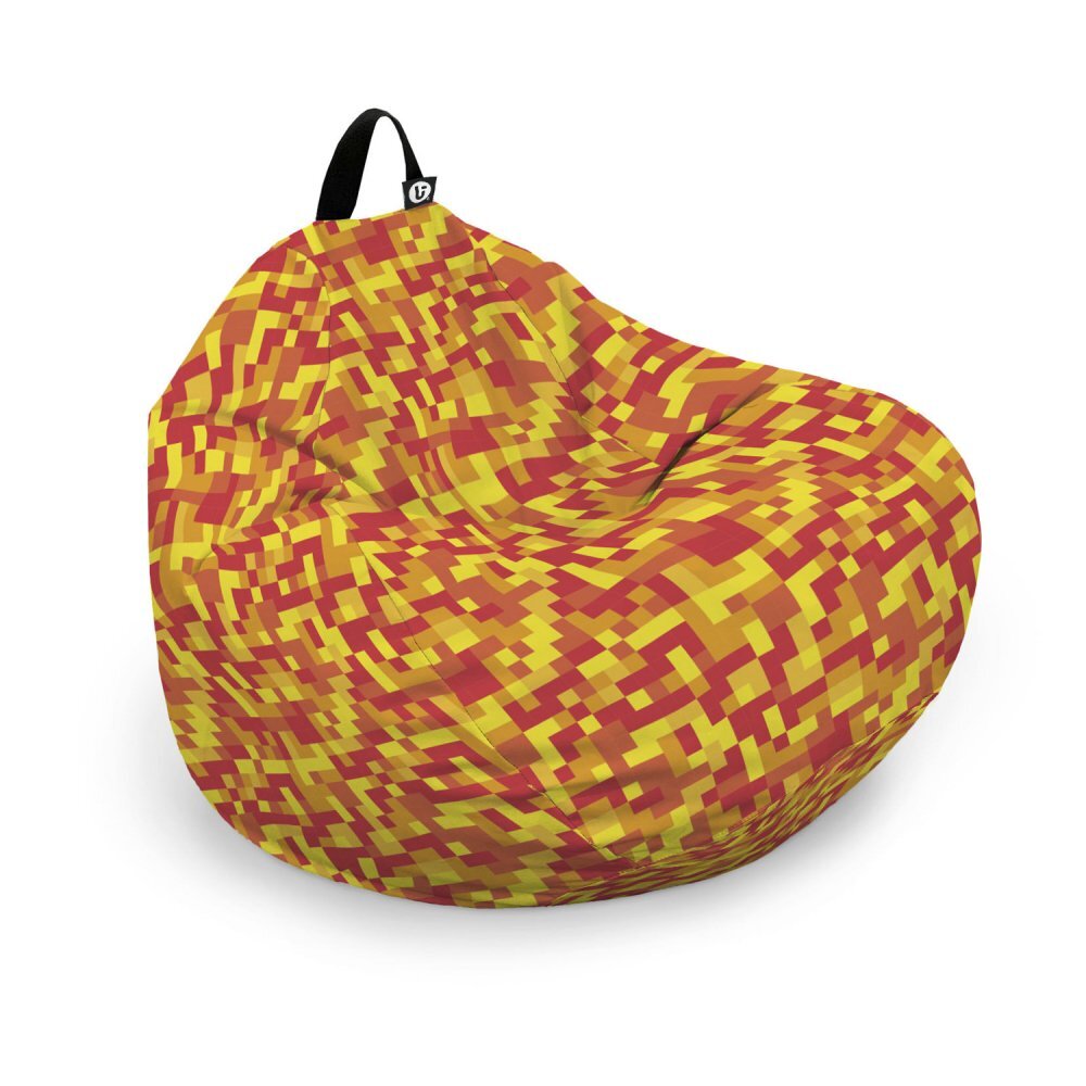 Updeco Husa fotoliu Puf Bean Bag tip Para XL fara umplutura minecraft foc