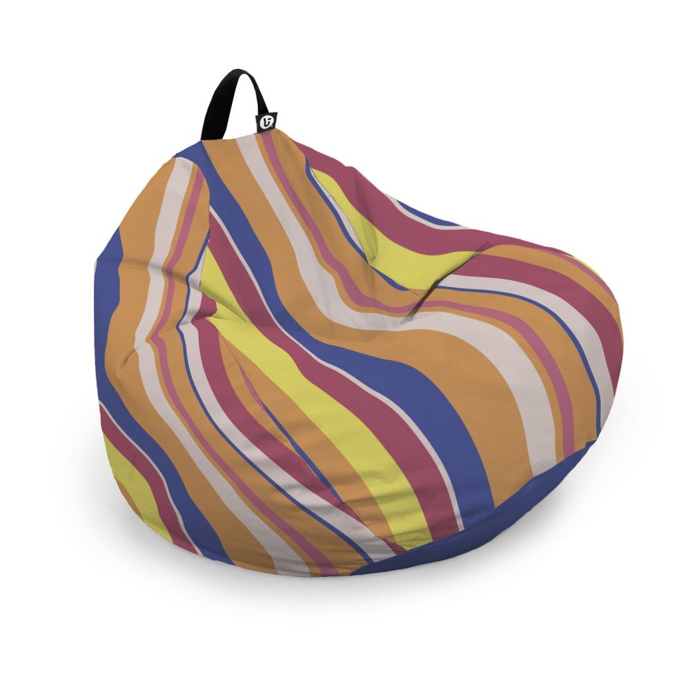 Updeco Husa fotoliu Puf Bean Bag tip Para XL fara umplutura pipa orange