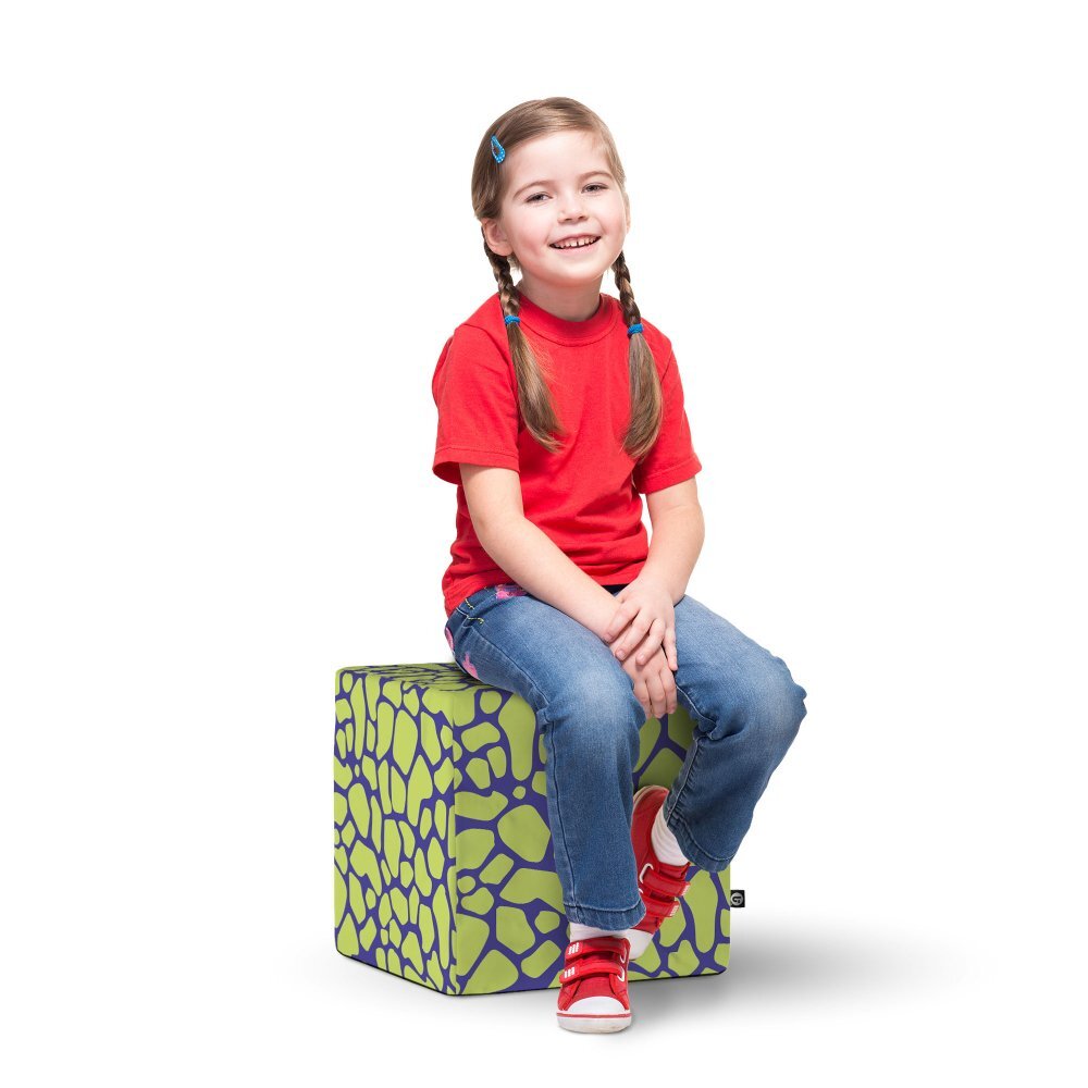 Updeco Taburet cub L Giraffe Green