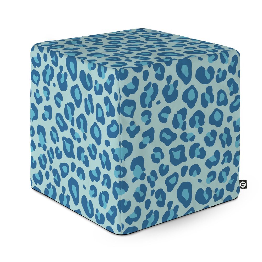 Updeco Taburet cub L Leopard blue