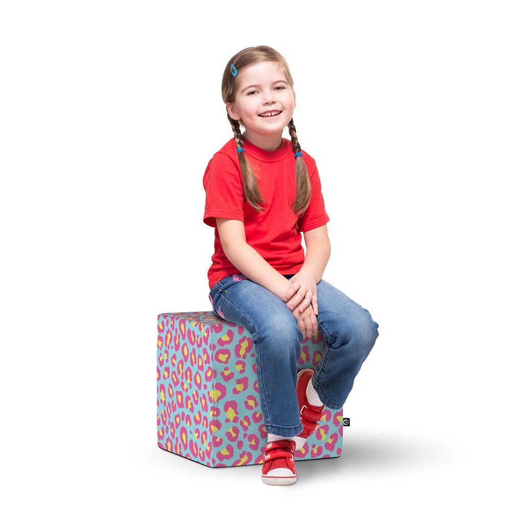 Updeco Taburet cub L Leopard fruitty