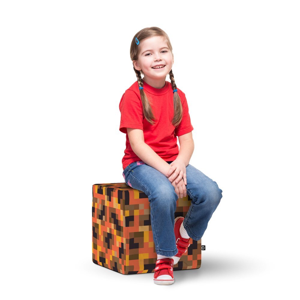 Updeco Taburet cub L Minecraft Magma