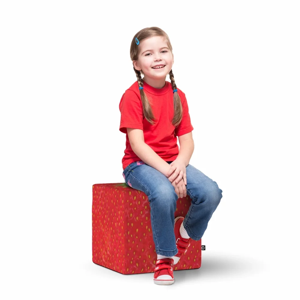 Updeco Taburet cub L Strawberry