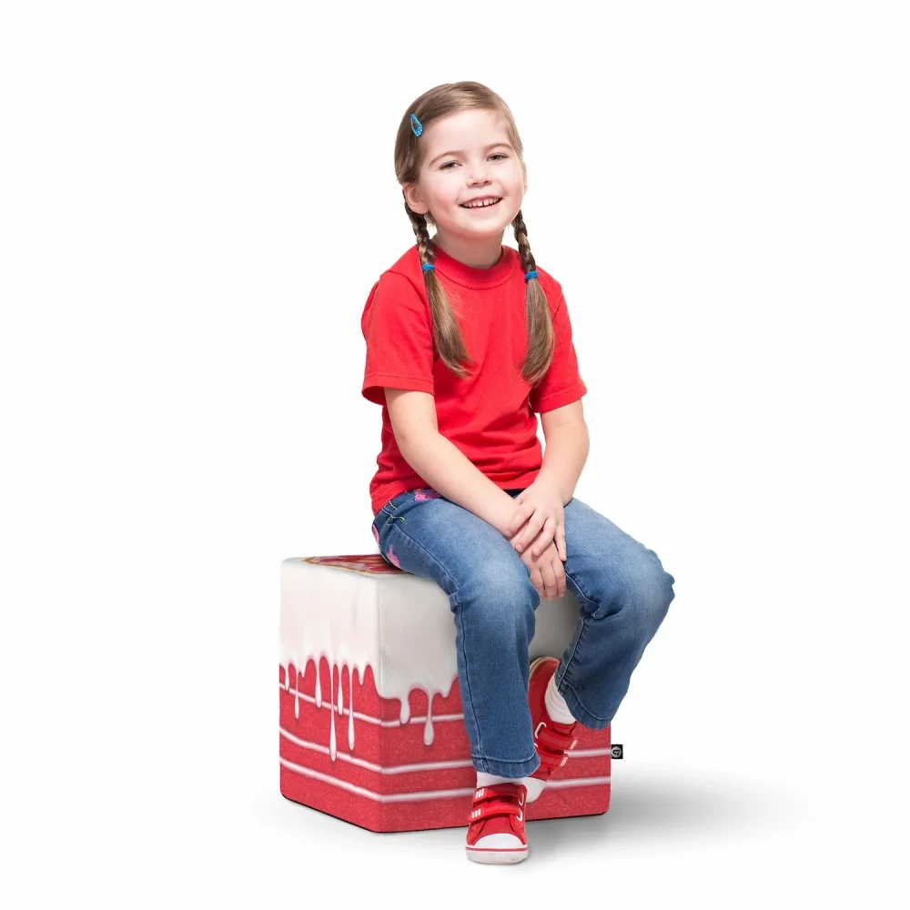Updeco Taburet cub L Strawberry Cake