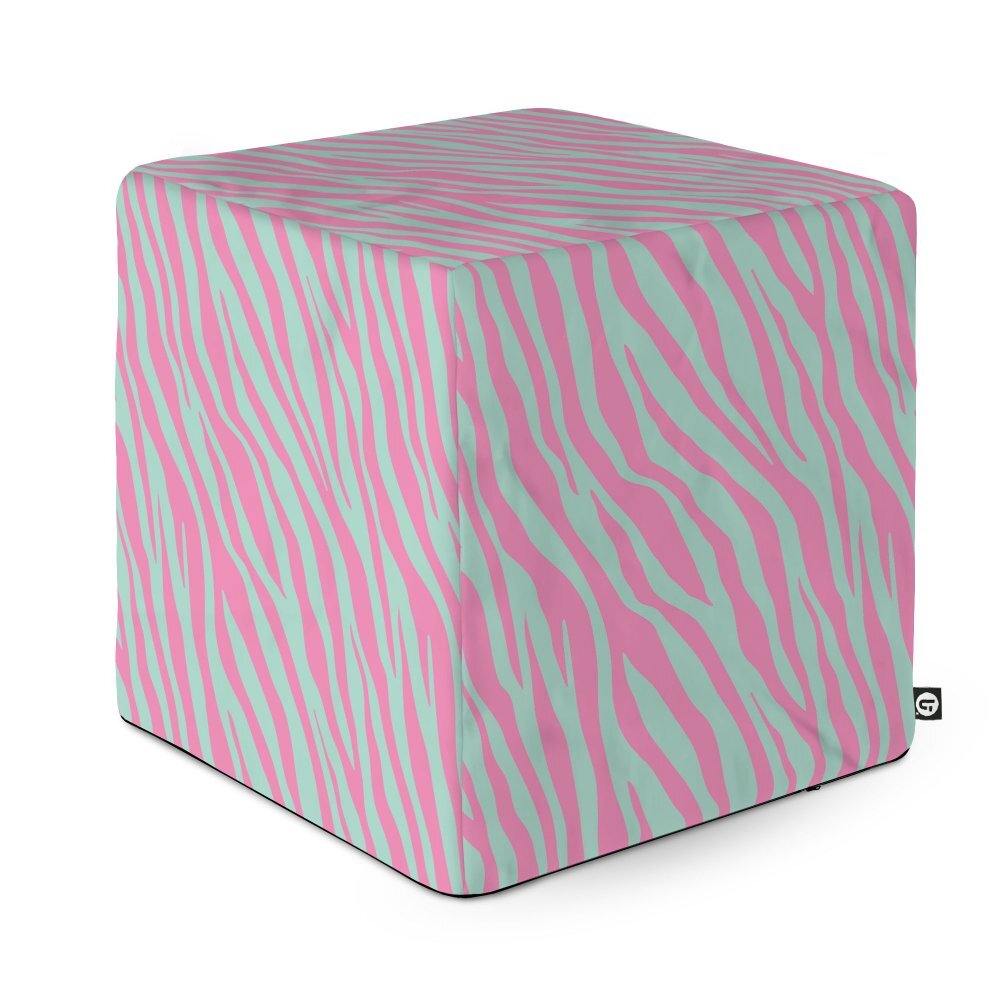 Updeco Taburet Cub L Zebra blue