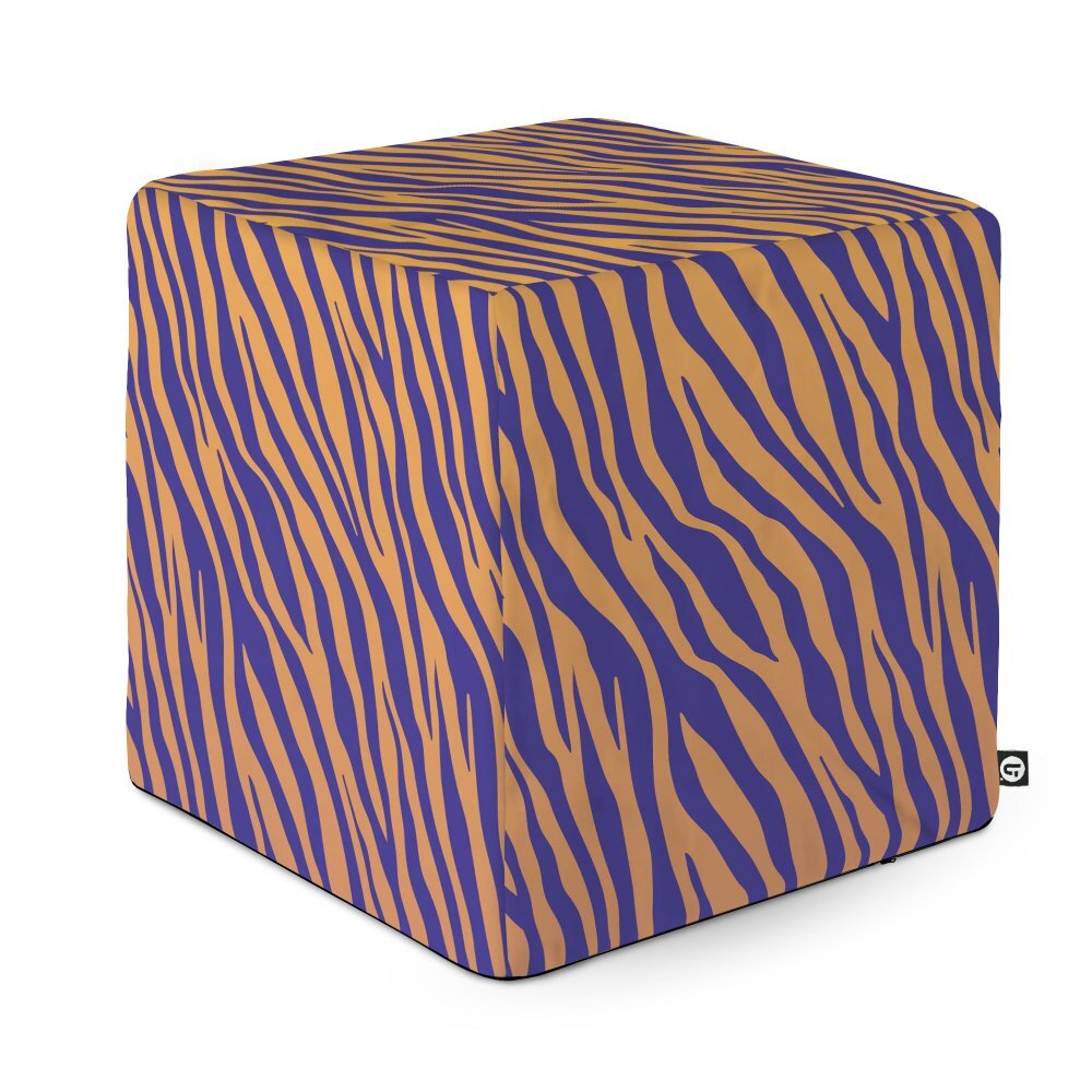 Updeco Taburet cub L Zebra gradient drak