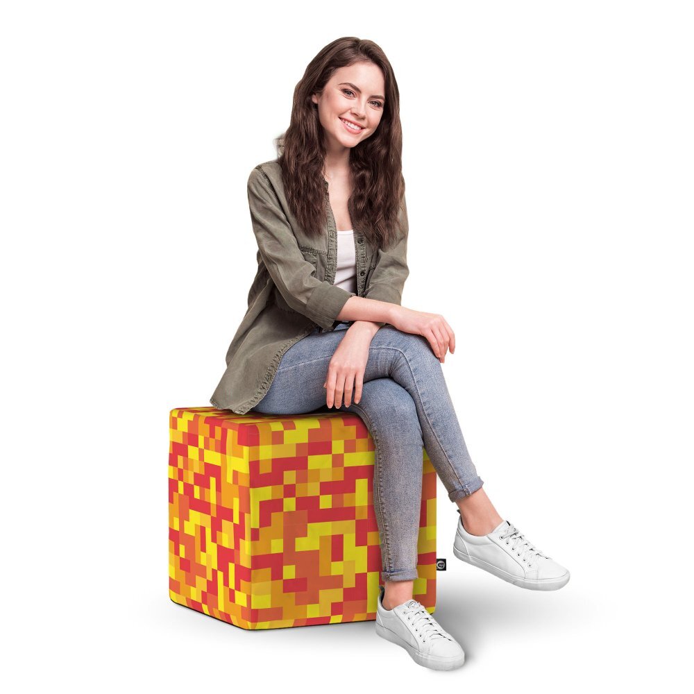 Updeco Taburet cub XL Minecraft Foc