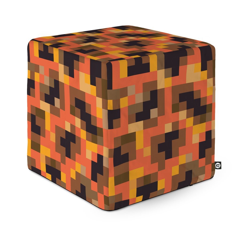 Updeco Taburet cub XL Minecraft Magma