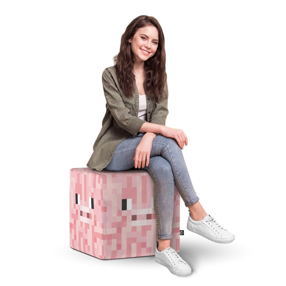 Updeco Taburet cub XL Minecraft Pig